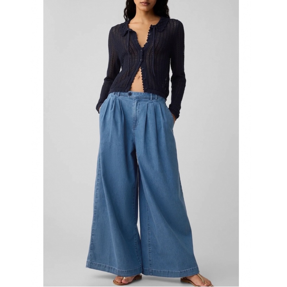 DOEN x GAP NEW High Waisted Wide Leg Denim Trousers SIze 6/28